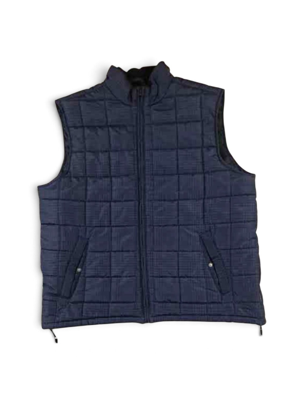 Chaps Quilted Navy Blue Men's Puffer Vest Large